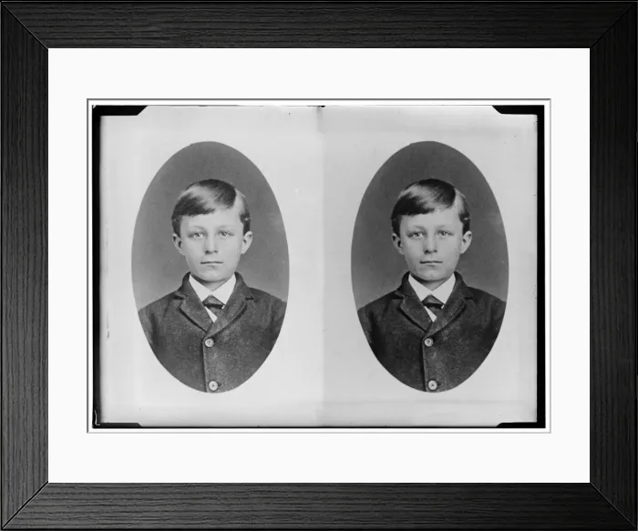 Framed Print : Childhood portrait of Wilbur Wright Framed Print : Childhood portrait of Wilbur Wright