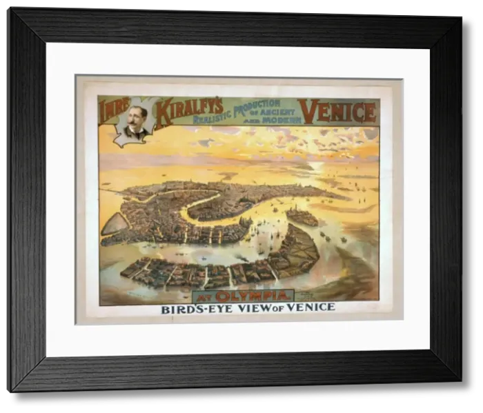 Framed Print : Imre Kiralfys realistic production of ancient and modern Ve Framed Print : Imre Kiralfys realistic production of ancient and modern Ve