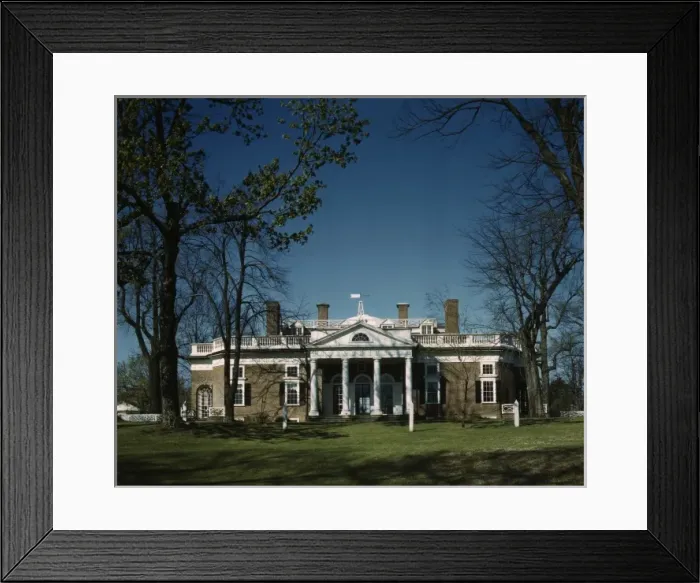 Framed Print : Monticello, home of Thomas Jefferson, Charlottesville, Va Framed Print : Monticello, home of Thomas Jefferson, Charlottesville, Va