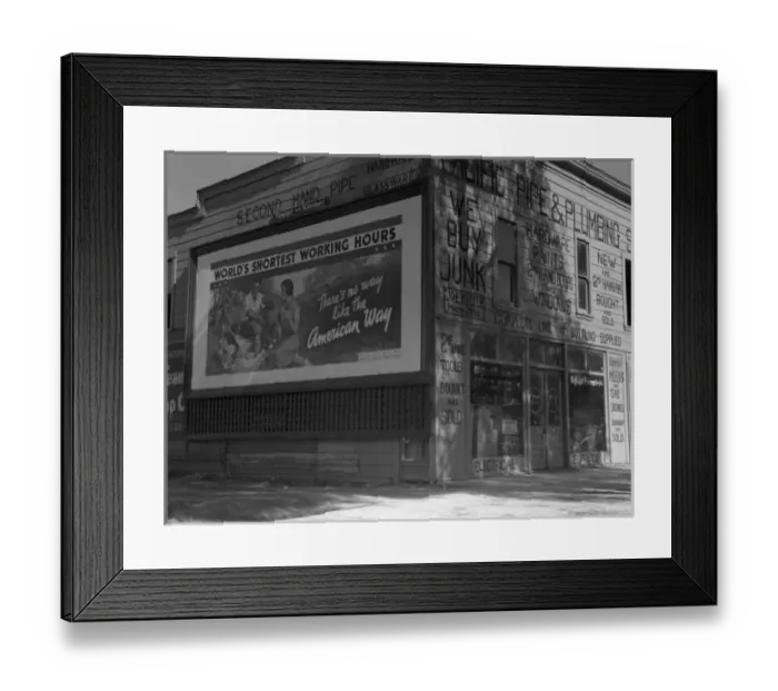 Framed Print : Billboard on US Highway 99 in California. National advertisi Framed Print : Billboard on US Highway 99 in California. National advertisi