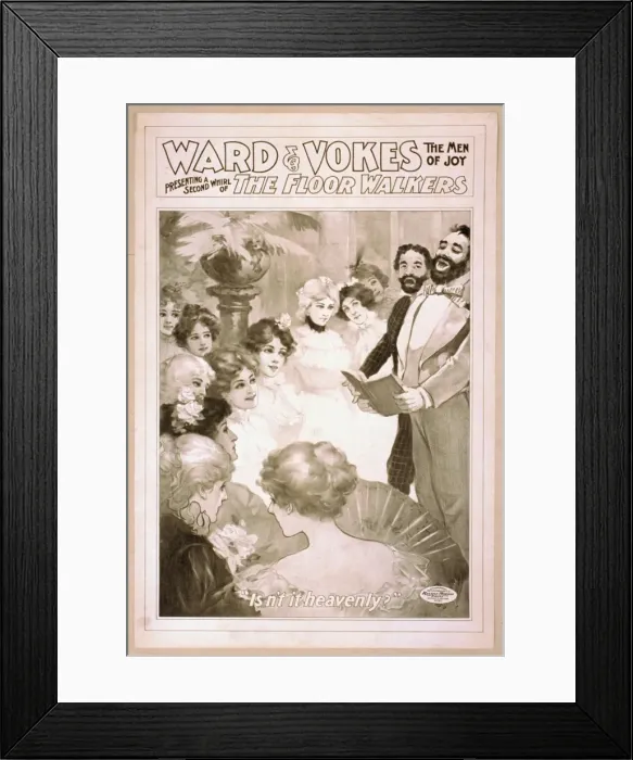 Framed Print : Ward & Vokes, the men of joy presenting a second whirl of T Framed Print : Ward & Vokes, the men of joy presenting a second whirl of T