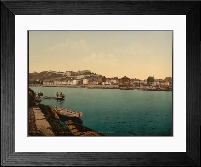 Framed Print : The citadel and the bridges over the Meuse and Sambre, Namur Framed Print : The citadel and the bridges over the Meuse and Sambre, Namur