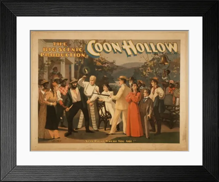 Framed Print : The big scenic production Coon Hollow by CE Callahan Framed Print : The big scenic production Coon Hollow by CE Callahan