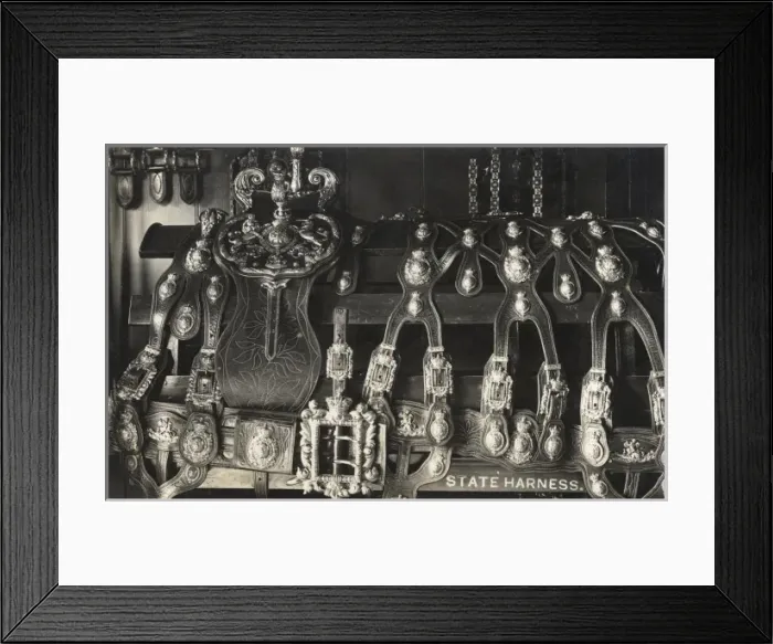 Framed Print : The Royal State Harness Framed Print : The Royal State Harness