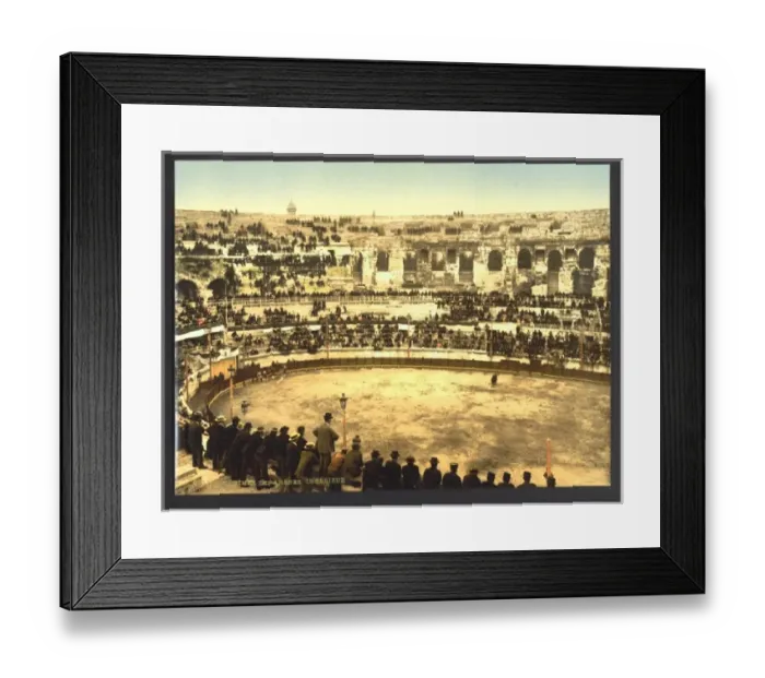 Framed Print : The arena, interior, Nimes, France Framed Print : The arena, interior, Nimes, France