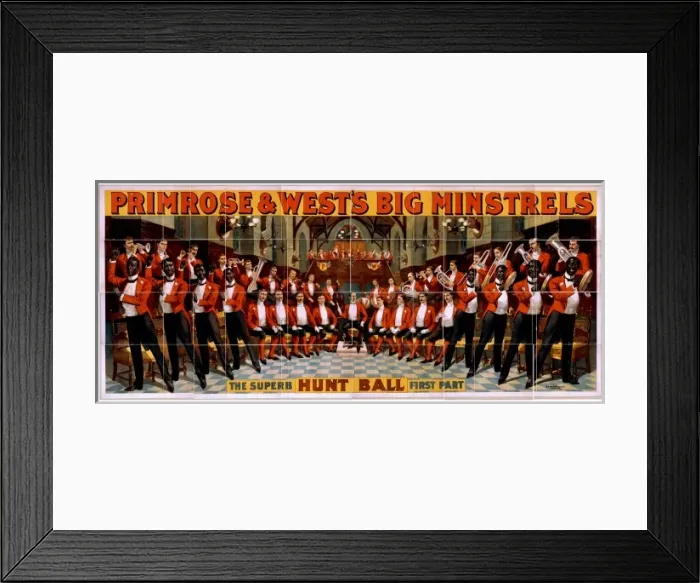 Framed Print : Primrose & Wests Big Minstrels Primrose & Wests Big Minstr Framed Print : Primrose & Wests Big Minstrels Primrose & Wests Big Minstr