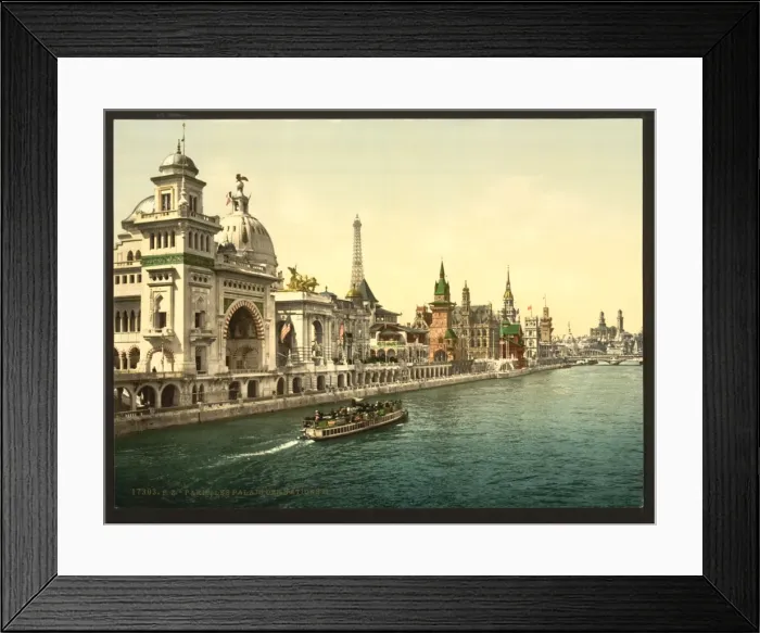 Framed Print : The Pavilions of the Nations, II, Exposition Universal, 1900 Framed Print : The Pavilions of the Nations, II, Exposition Universal, 1900