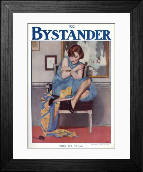 Framed Print : Enter the Villain by Sala Framed Print : Enter the Villain by Sala