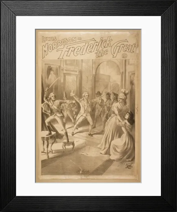 Framed Print : Lewis Morrison in Frederick the Great Framed Print : Lewis Morrison in Frederick the Great