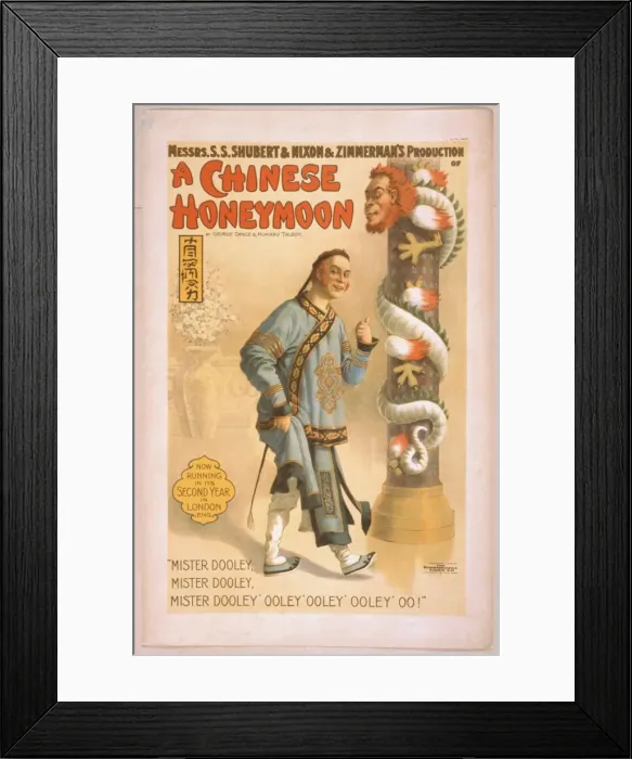 Framed Print : Messrs. SS Shubert & Nixon & Zimmermans production of A Chi Framed Print : Messrs. SS Shubert & Nixon & Zimmermans production of A Chi