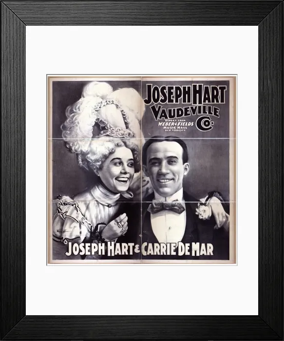 Framed Print : Joseph Hart Vaudeville Co. direct from Weber & Fields Music Framed Print : Joseph Hart Vaudeville Co. direct from Weber & Fields Music