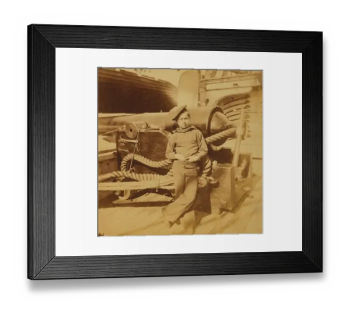 Framed Print : Powder monkey on USS. New Hampshire, off Charleston, S. C Framed Print : Powder monkey on USS. New Hampshire, off Charleston, S. C