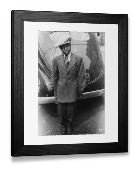 Framed Print : Adolescent boy dressed up for the Easter parade, Chicago, Il Framed Print : Adolescent boy dressed up for the Easter parade, Chicago, Il