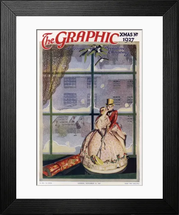 Framed Print : The Graphic Christmas Number 1927 Framed Print : The Graphic Christmas Number 1927