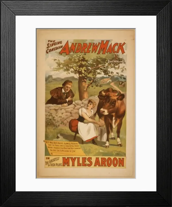 Framed Print : The singing comedian, Andrew Mack in the greatest of Irish p Framed Print : The singing comedian, Andrew Mack in the greatest of Irish p