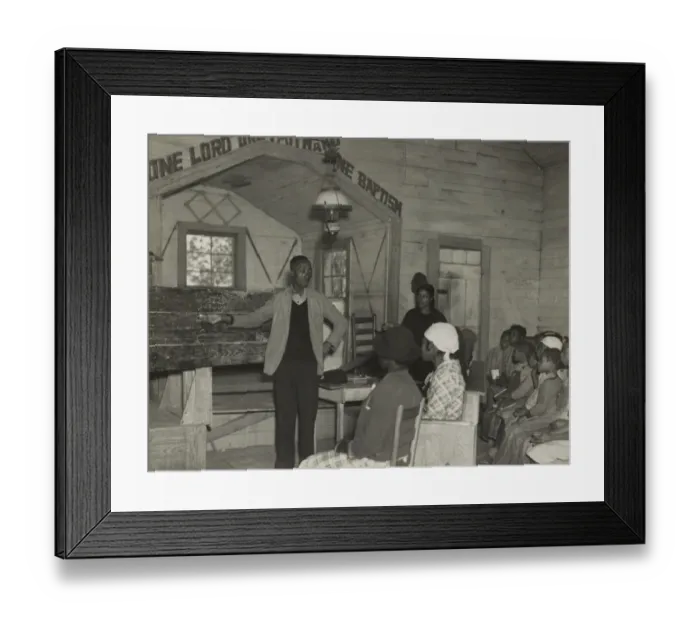 Framed Print : Conducting school in the church. Gees Bend, Alabama Framed Print : Conducting school in the church. Gees Bend, Alabama