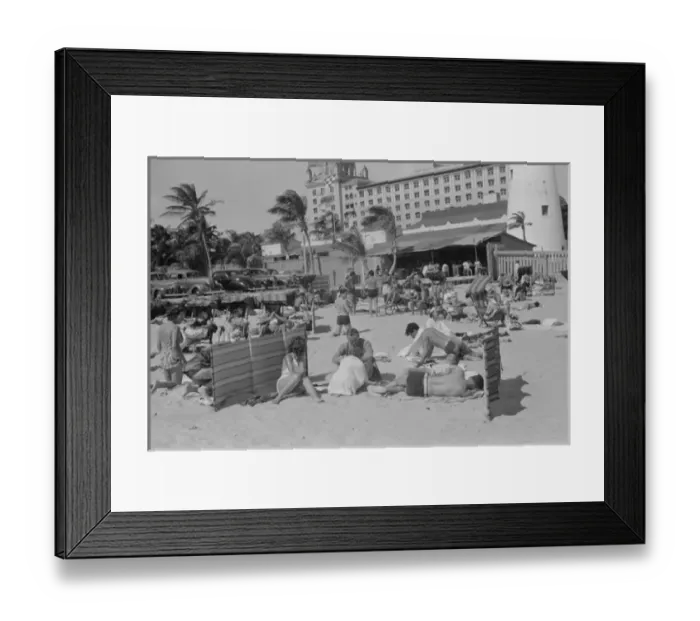 Framed Print : June in January, Miami Beach, Florida Framed Print : June in January, Miami Beach, Florida
