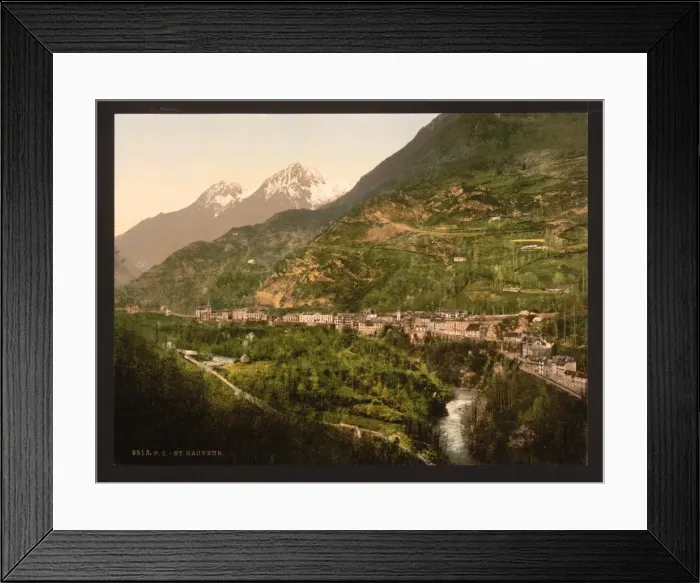 Framed Print : St. Sauveur, Pyrenees, France Framed Print : St. Sauveur, Pyrenees, France