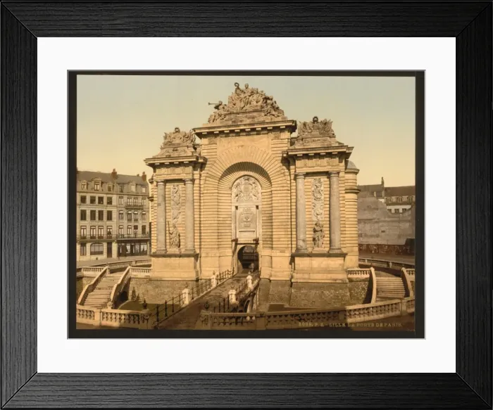 Framed Print : The Paris Gate, Lille, France Framed Print : The Paris Gate, Lille, France