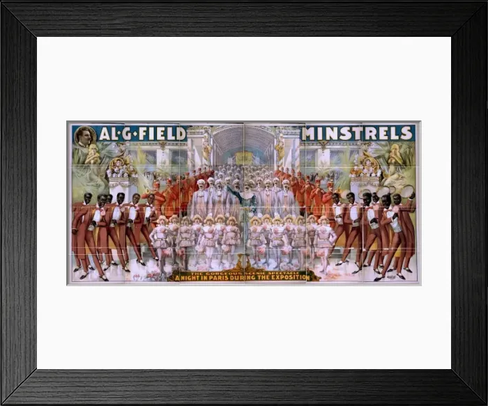 Framed Print : Al G. Field Minstrels Framed Print : Al G. Field Minstrels