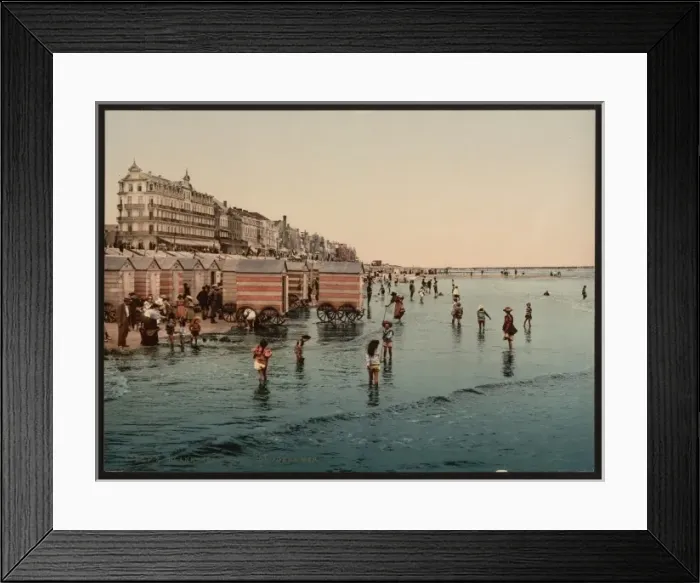 Framed Print : The beach and the sea, Blankenberghe, Belgium Framed Print : The beach and the sea, Blankenberghe, Belgium