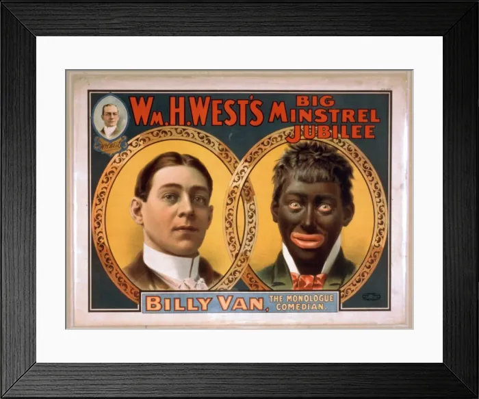 Framed Print : Wm. H. Wests Big Minstrel Jubilee Framed Print : Wm. H. Wests Big Minstrel Jubilee