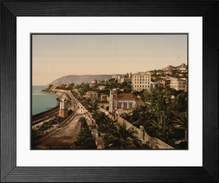 Framed Print : The promenade, San Remo, Riviera Framed Print : The promenade, San Remo, Riviera