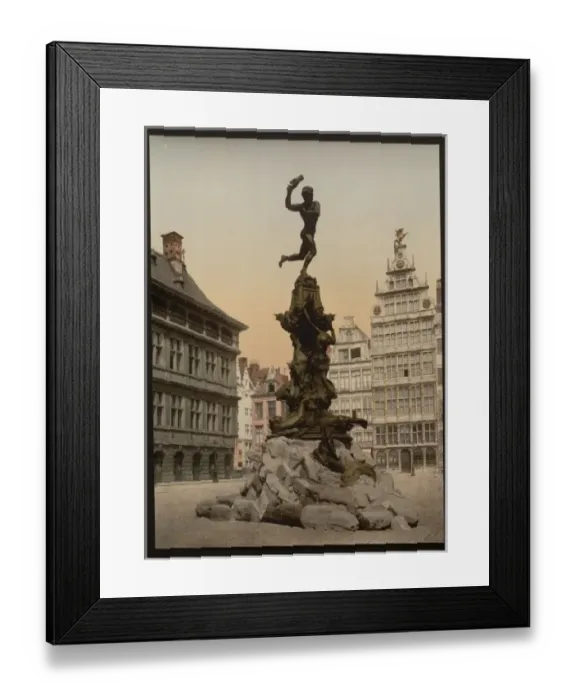 Framed Print : Brabo monument, Antwerp, Belgium Framed Print : Brabo monument, Antwerp, Belgium