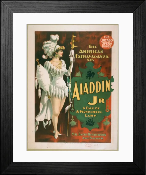 Framed Print : Aladdin Jr. a tale of a wonderful lamp Framed Print : Aladdin Jr. a tale of a wonderful lamp