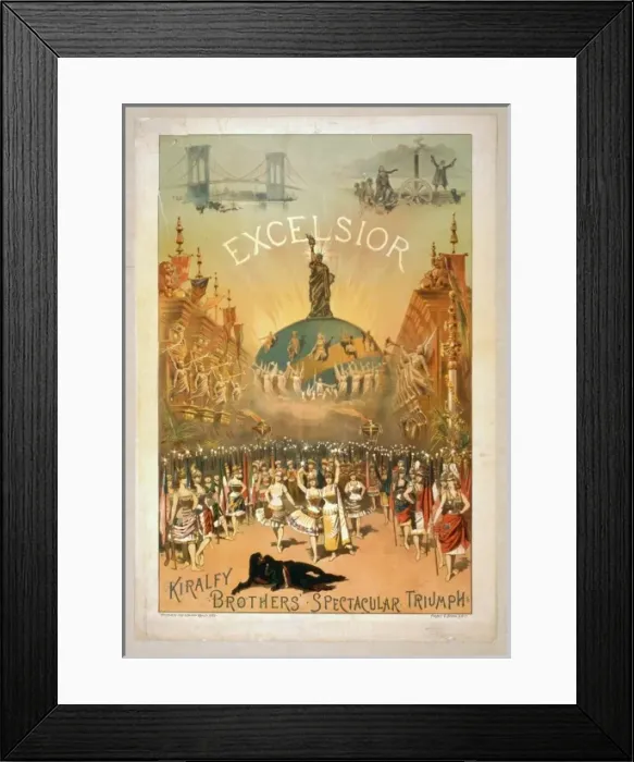 Framed Print : Excelsior Kiralfy Brothers spectacular triumph Framed Print : Excelsior Kiralfy Brothers spectacular triumph