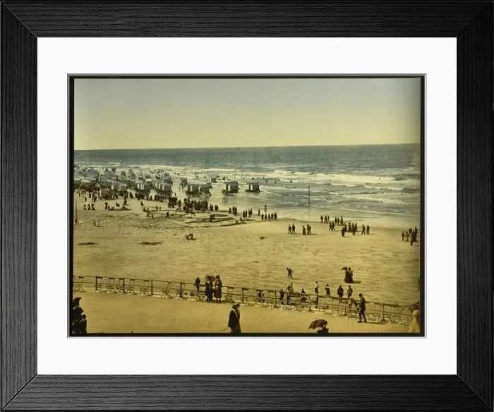 Framed Print : The beach from the Kursaal, (i. e. Cursaal), Ostend, Belgium Framed Print : The beach from the Kursaal, (i. e. Cursaal), Ostend, Belgium