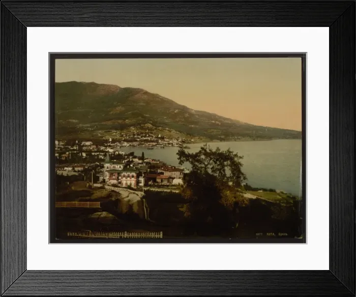 Framed Print : The gulf, Jalta, (i. e. Yalta), the Crimea, Russia, (i. e. U Framed Print : The gulf, Jalta, (i. e. Yalta), the Crimea, Russia, (i. e. U