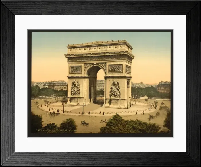 Framed Print : Arc de Triomphe, de l Etoile, Paris, France Framed Print : Arc de Triomphe, de l Etoile, Paris, France