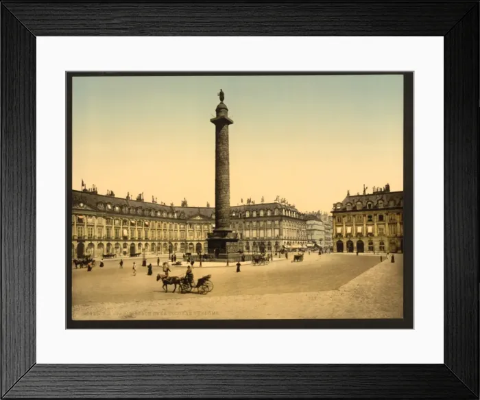 Framed Print : Place Vendome, Paris, France Framed Print : Place Vendome, Paris, France