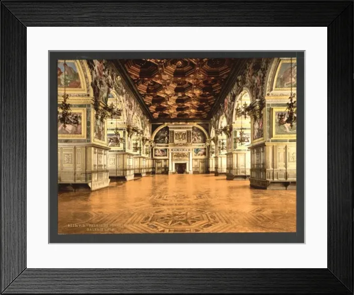 Framed Print : Gallery of Henry II, Fontainebleau Palace, France Framed Print : Gallery of Henry II, Fontainebleau Palace, France