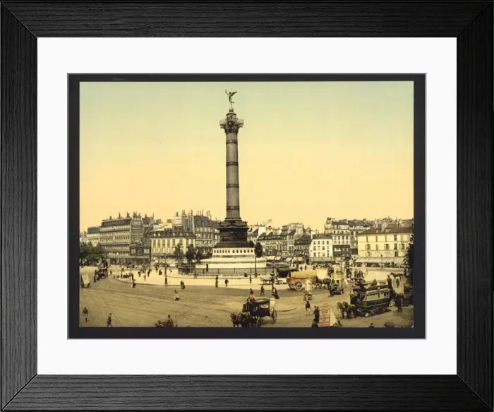 Framed Print : Place de la Bastille, Paris, France Framed Print : Place de la Bastille, Paris, France