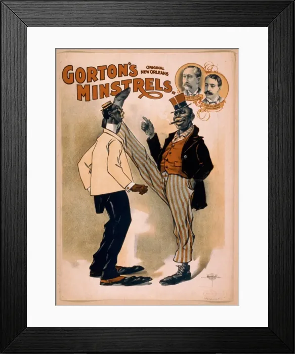Framed Print : Gortons Original New Orleans Minstrels Framed Print : Gortons Original New Orleans Minstrels