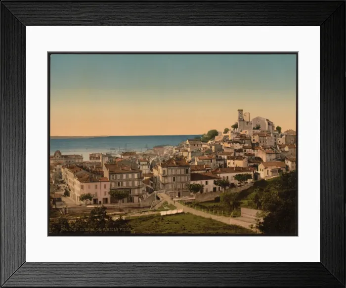 Framed Print : The old town, Cannes, Riviera Framed Print : The old town, Cannes, Riviera