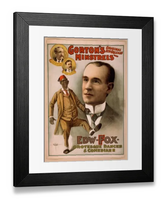 Framed Print : Gortons Original New Orleans Minstrels Framed Print : Gortons Original New Orleans Minstrels