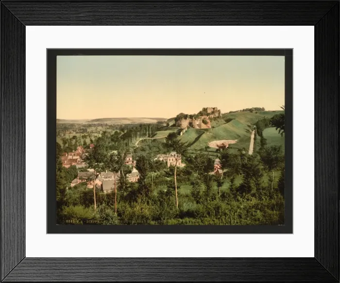Framed Print : Ruins of the Castle of Arques, Dieppe, France Framed Print : Ruins of the Castle of Arques, Dieppe, France