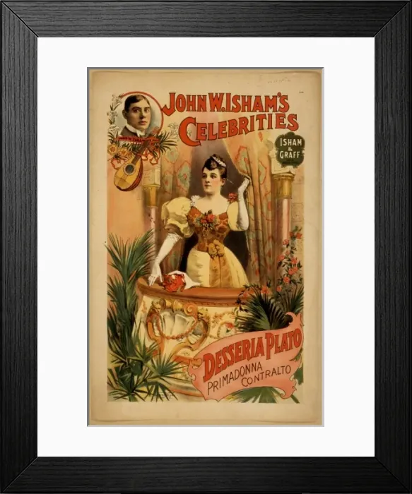 Framed Print : John W. Ishams celebrities Framed Print : John W. Ishams celebrities