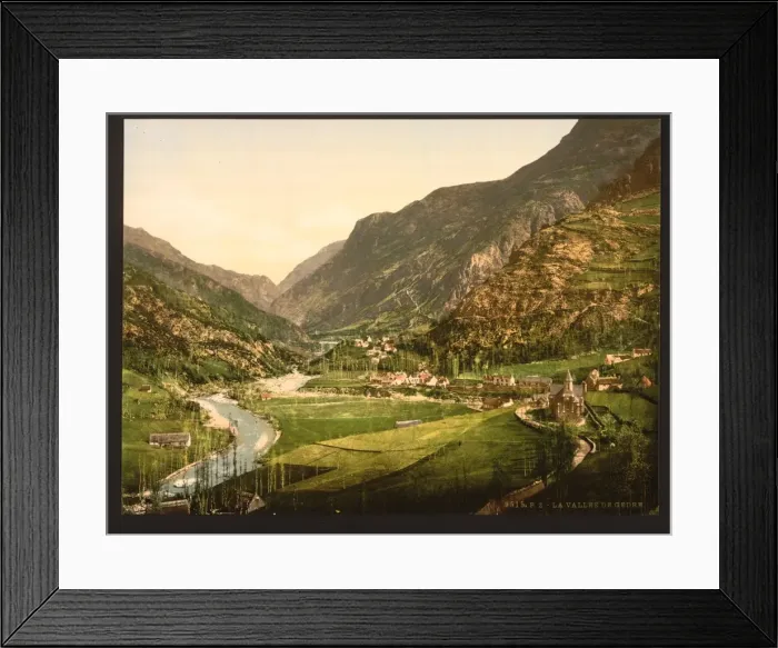 Framed Print : The valley, Gedre, Pyrenees, France Framed Print : The valley, Gedre, Pyrenees, France
