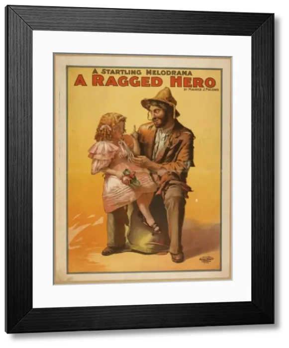 Framed Print : A startling melodrama, A ragged hero by Maurice J. Fielding Framed Print : A startling melodrama, A ragged hero by Maurice J. Fielding