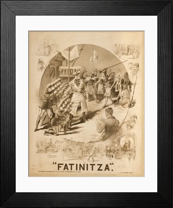 Framed Print : Fatinitza. Date c1879 Framed Print : Fatinitza. Date c1879