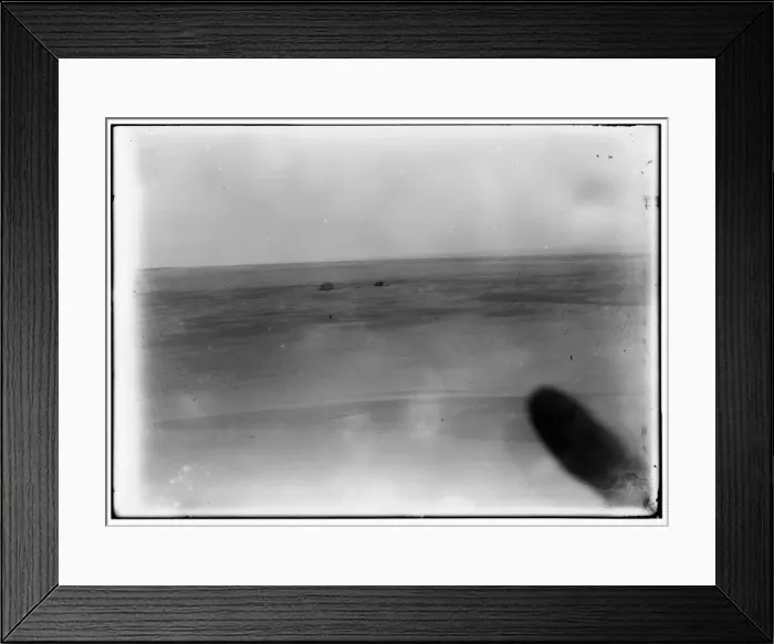 Framed Print : Long-range view of the Wright brothers camp and Kitty Hawk Framed Print : Long-range view of the Wright brothers camp and Kitty Hawk