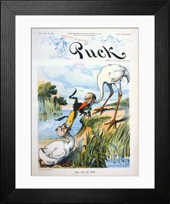 Framed Print : The tug of war Framed Print : The tug of war