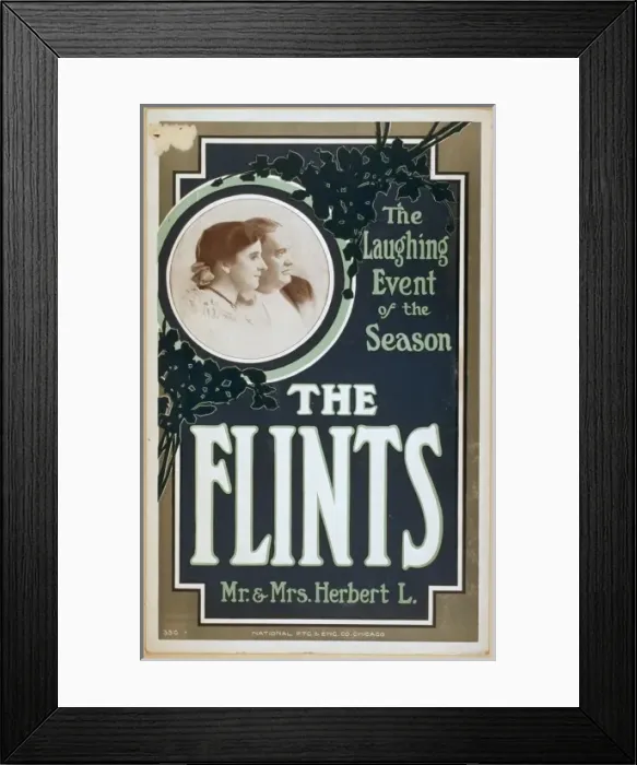 Framed Print : Flints, Mr. & Mrs. Herbert L. the laughing event of the seas Framed Print : Flints, Mr. & Mrs. Herbert L. the laughing event of the seas