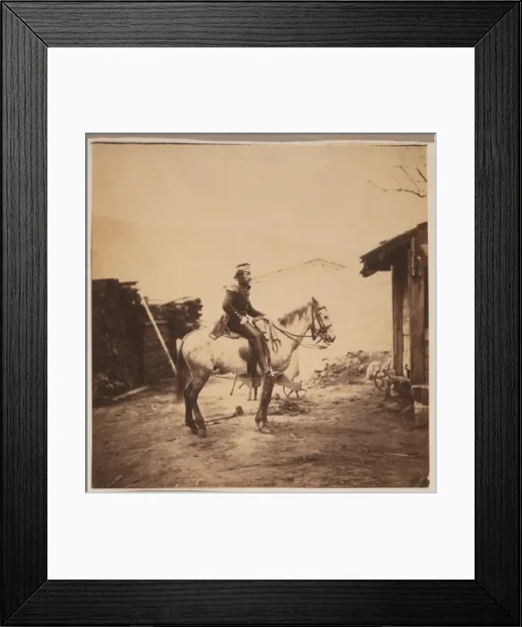 Framed Print : Captain Lilley, field train