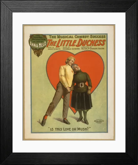 Framed Print : The little duchess the musical comedy success Framed Print : The little duchess the musical comedy success
