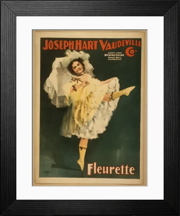 Framed Print : Joseph Hart Vaudeville Co. direct from Weber & Fields Music Framed Print : Joseph Hart Vaudeville Co. direct from Weber & Fields Music